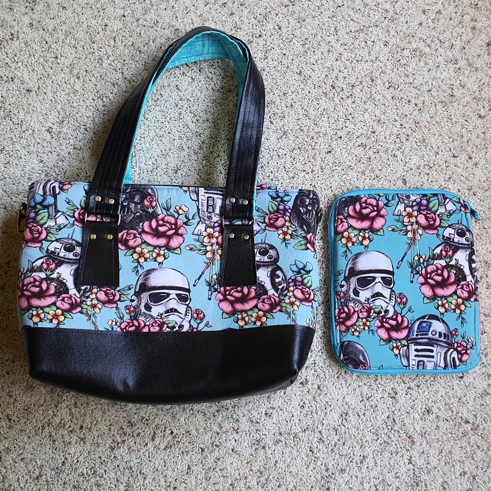 NEW STAR WARS CUSTOM HANDMADE BAG PASSPORT HOLDER